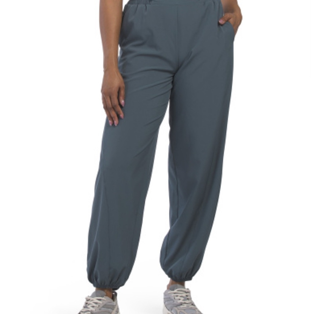 Mondetta women's Parachute Joggers in Dark Slate color and size Medium